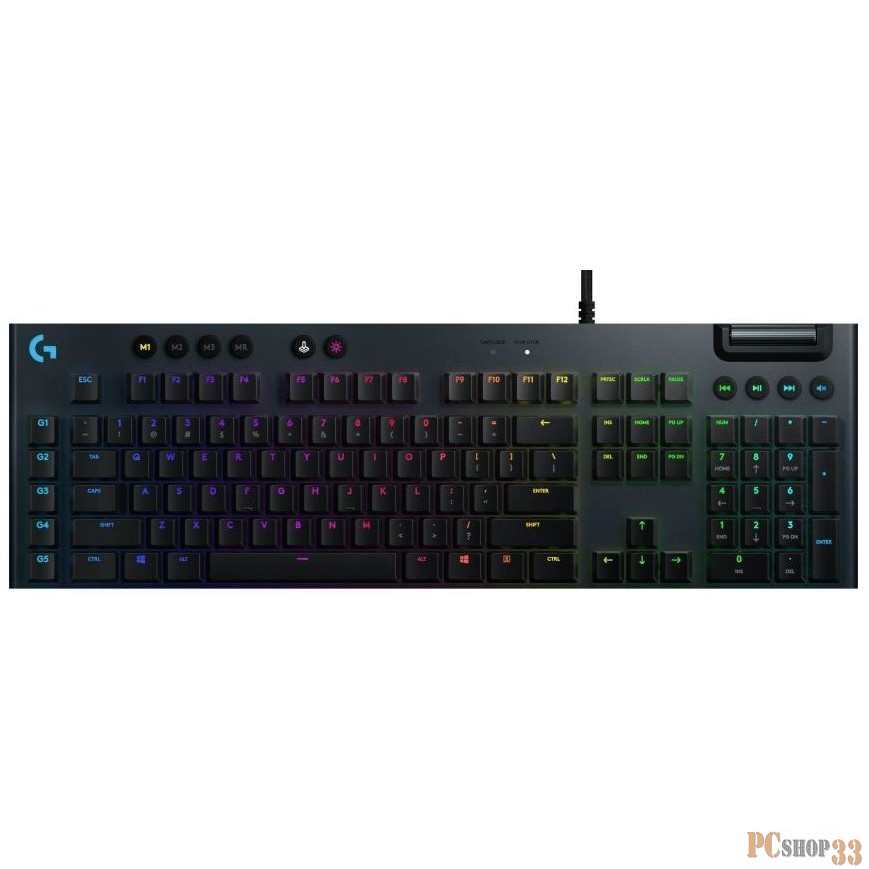 Клавиатура Logitech Gaming Keyboard G815 CARBON TACTILE SWITCH
