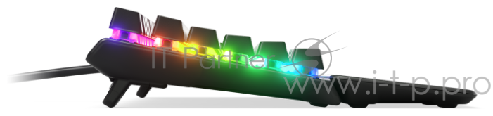 Клавиатура Steelseries Apex 5 RU механическая черный USB Multimedia for gamer LED (подставка для запястий