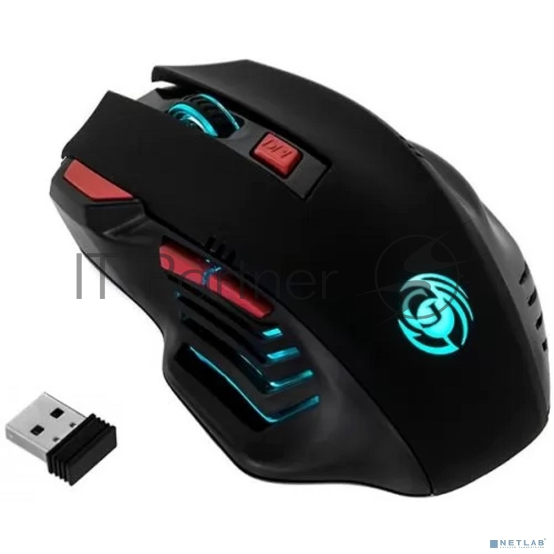 Мышь MRGK-14UR Dialog Gan-Kata RF 2.4G Optical - игровая, 6 кнопок+ролик, RGB подсветка, USB