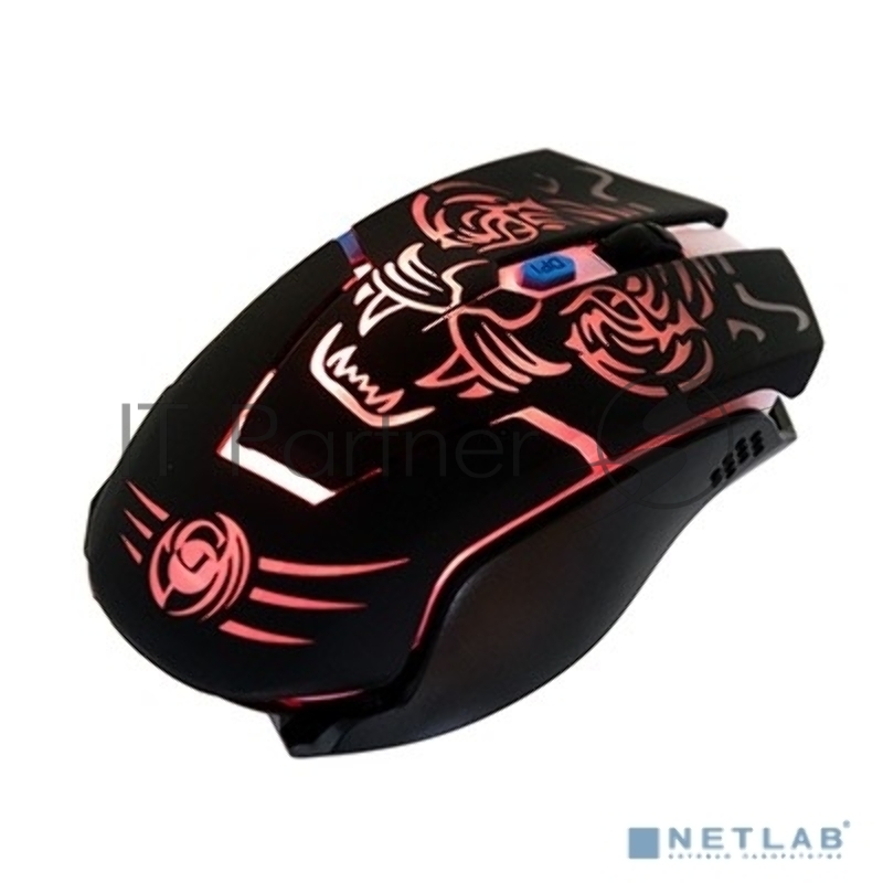 Мышь MRGK-12UR Dialog Gan-Kata RF 2.4G Optical - игровая, 6 кнопок+ролик, RGB подсветка, USB