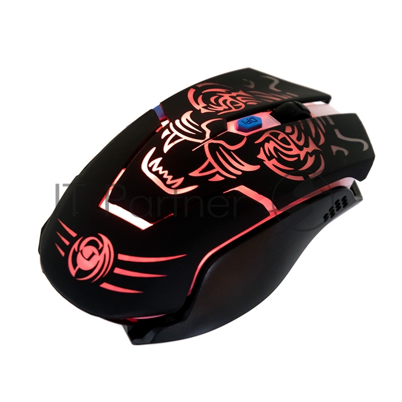 Мышь MRGK-12UR Dialog Gan-Kata RF 2.4G Optical - игровая, 6 кнопок+ролик, RGB подсветка, USB