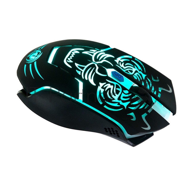 Мышь MRGK-12UR Dialog Gan-Kata RF 2.4G Optical - игровая, 6 кнопок+ролик, RGB подсветка, USB