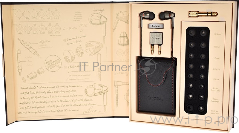 Наушники 1MORE Quad Driver In-Ear Headphones E1010