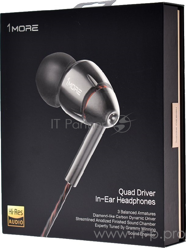 Наушники 1MORE Quad Driver In-Ear Headphones E1010