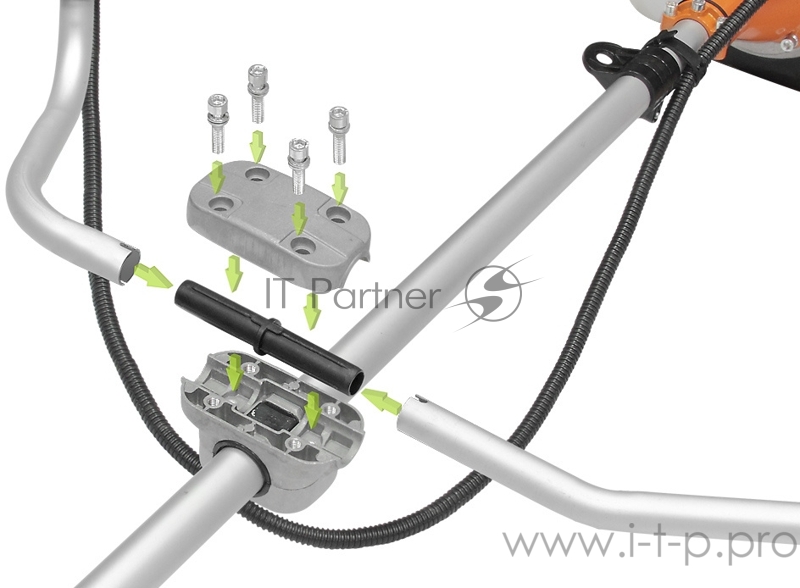 Мотокоса CARVER GBC-043MS 2.3лс 2х-тактный 43см3 0.95л нож 230мм леска2.4мм