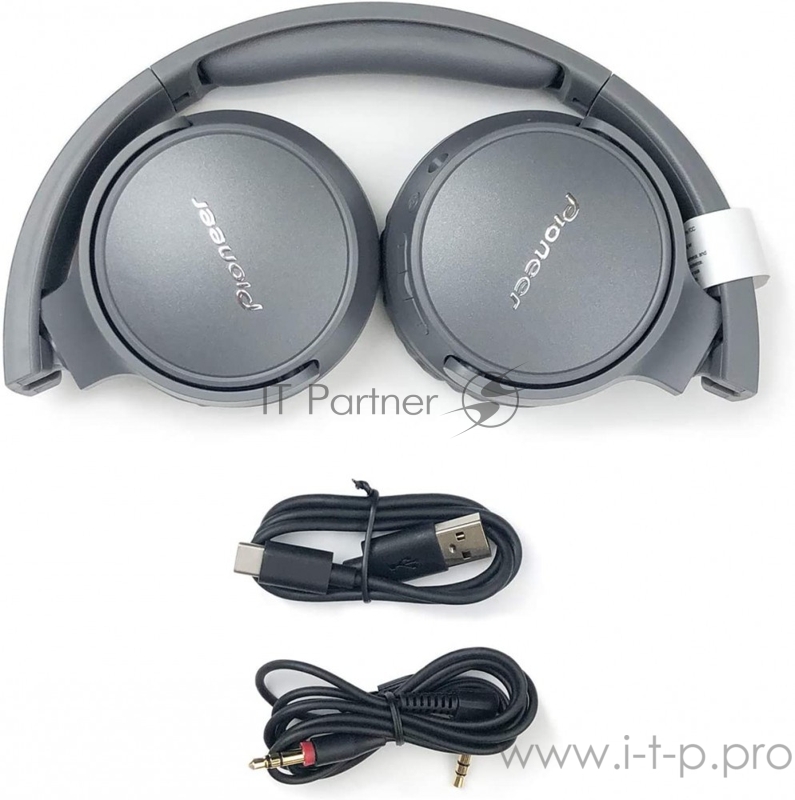 Гарнитура мониторные Pioneer SE-S6BN-H серый беспроводные bluetooth (оголовье)