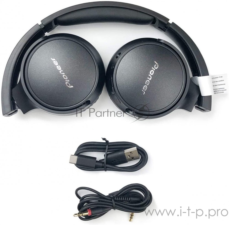 Гарнитура мониторные Pioneer SE-S6BN-B черный беспроводные bluetooth (оголовье)