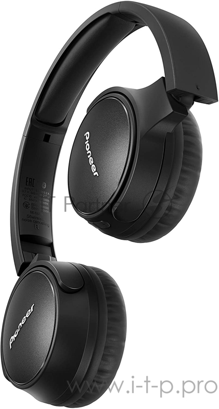 Гарнитура мониторные Pioneer SE-S6BN-B черный беспроводные bluetooth (оголовье)