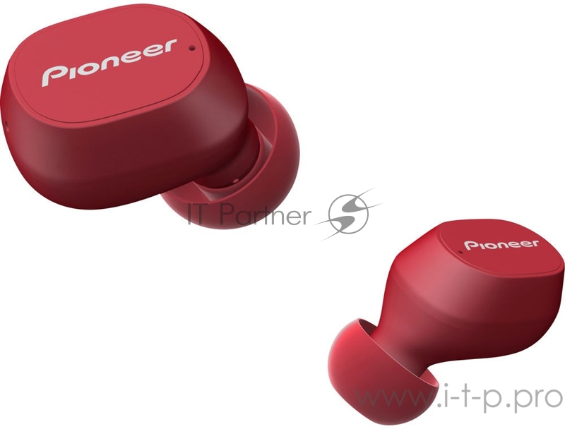 Гарнитура вкладыши Pioneer SE-C5TW-R красный беспроводные bluetooth (в ушной раковине)