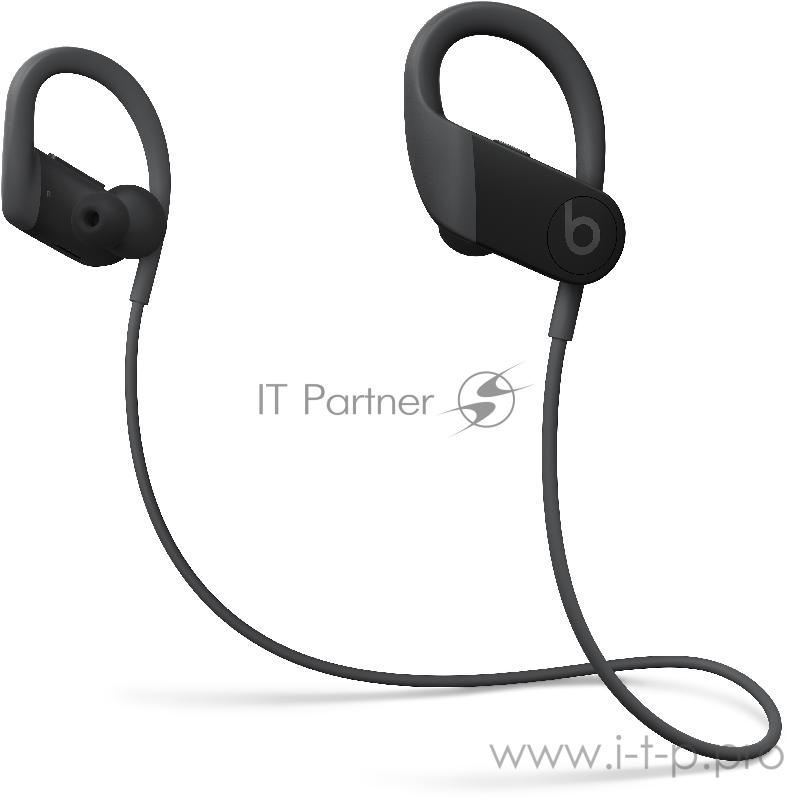 Гарнитура вкладыши Beats MWNV2EE/A черный беспроводные bluetooth (крепление за ухом)