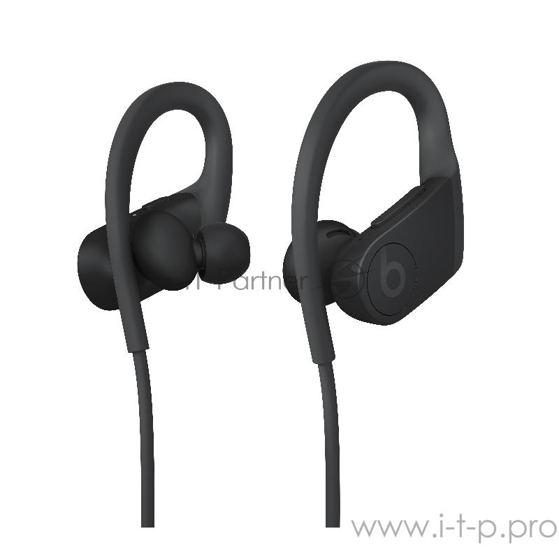 Гарнитура вкладыши Beats MWNV2EE/A черный беспроводные bluetooth (крепление за ухом)