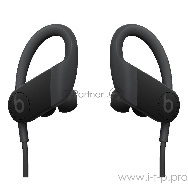 Гарнитура вкладыши Beats MWNV2EE/A черный беспроводные bluetooth (крепление за ухом)