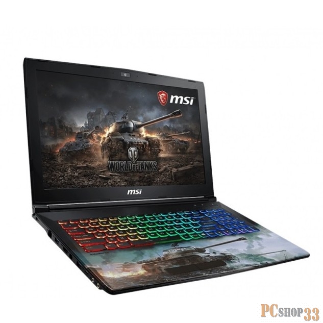 Ноутбук MSI GP62 8RD WOT Coffeelake i7-8750H/16GB DDR IV/1TB/no ODD/15.6 FHD/GTX 1050 Ti, 4GB GDDR5/WiFi+BT/Win 10/Black