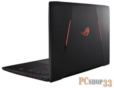 Ноутбук Asus GL702VM-GC458 i7-7700HQ (2.8)/8G/1T/17,3FHD AG IPS/NV GTX1060 3G/G-Sync/noODD/BT/ENDLESS (Black) Metal