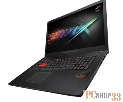 Ноутбук Asus GL702VM-GC458 i7-7700HQ (2.8)/8G/1T/17,3FHD AG IPS/NV GTX1060 3G/G-Sync/noODD/BT/ENDLESS (Black) Metal