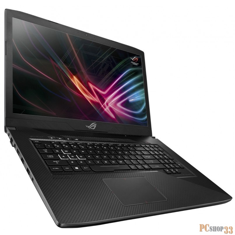 Ноутбук Asus GL703VM-GC252T i5-7300HQ (2.5)/8G/1T+128G SSD/17,3FHD AG IPS/NV GTX1060 6G/noODD/BT/Win10 Black, Metal