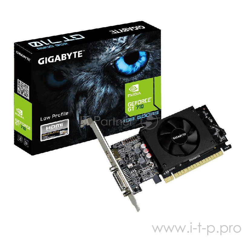 Видеокарта GIGABYTE GT710 1GB GDDR5 GV-N710D5-1GL V2