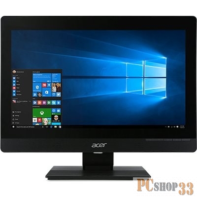 Моноблок ACER Veriton Z4640G All-In-One 21,5 FHD(1920x1080), i3 7100, 4GbDDR4, 1TB/7200, Intel HD, DVD-RW, WiFi+BT, COM, USB KB&Mouse, black, Win10Pro 3Y OS