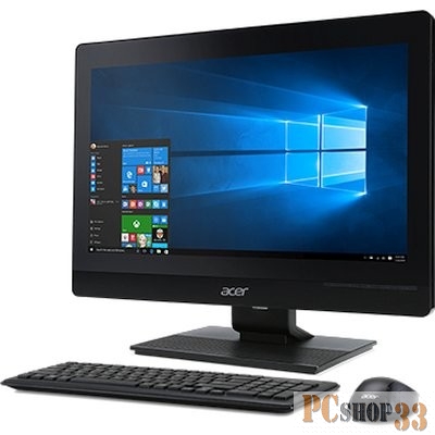 Моноблок ACER Veriton Z4640G All-In-One 21,5 FHD(1920x1080), i3 7100, 4GbDDR4, 1TB/7200, Intel HD, DVD-RW, WiFi+BT, COM, USB KB&Mouse, black, Win10Pro 3Y OS