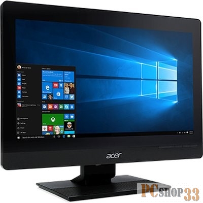 Моноблок ACER Veriton Z4640G All-In-One 21,5 FHD(1920x1080), i3 7100, 4GbDDR4, 1TB/7200, Intel HD, DVD-RW, WiFi+BT, COM, USB KB&Mouse, black, Win10Pro 3Y OS