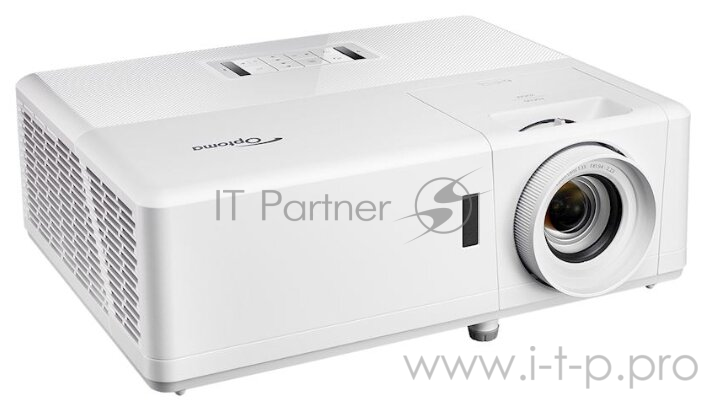 Лазерный проектор Optoma ZH403 DLP FullHD(1920*1080),4000 ANSI lm 300000:1IP6XTR 1.21-1.59:1 Zoom1.3x HDMIx2VGA x1 AudioIN x1AudioOUTx1USB-A 1.5ARS232RJ45USB-B10Wx130dB 5.5kg. белый
