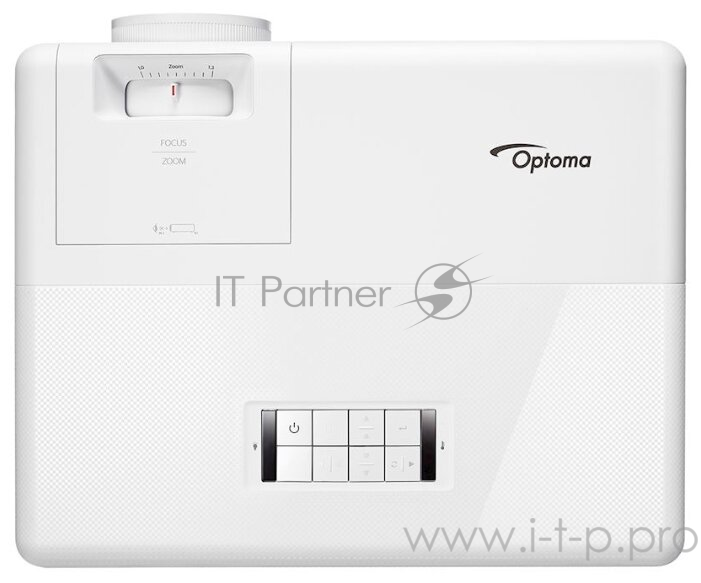 Лазерный проектор Optoma ZH403 DLP FullHD(1920*1080),4000 ANSI lm 300000:1IP6XTR 1.21-1.59:1 Zoom1.3x HDMIx2VGA x1 AudioIN x1AudioOUTx1USB-A 1.5ARS232RJ45USB-B10Wx130dB 5.5kg. белый
