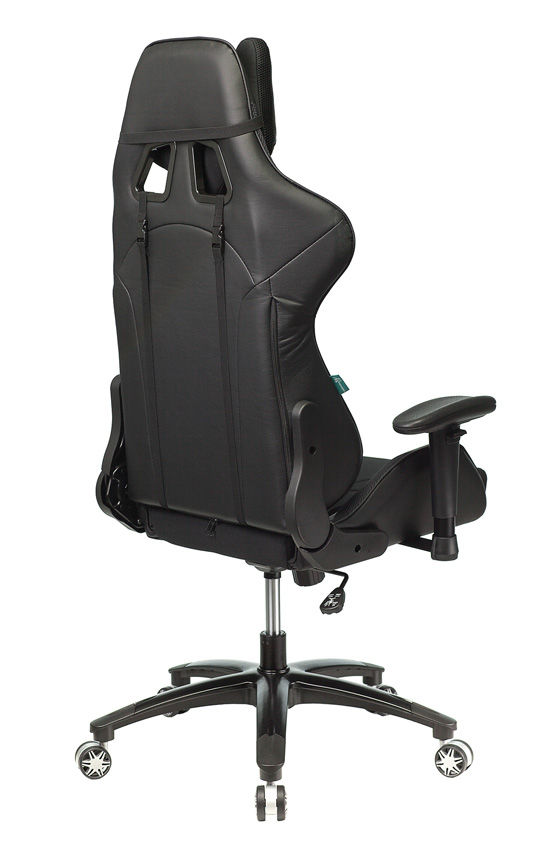 Кресло игровое Бюрократ VIKING 4 AERO BLACK EDITION черный искусст.кожа/ткань
