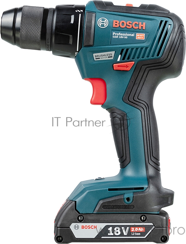 Акк. шуруповерт BOSCH GSR 18V-50 (06019H5020) 2х2.0Ач, в кейсе