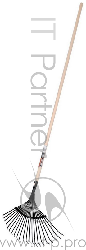 Грабли FISKARS Solid 135023 веерные деревянный черенок