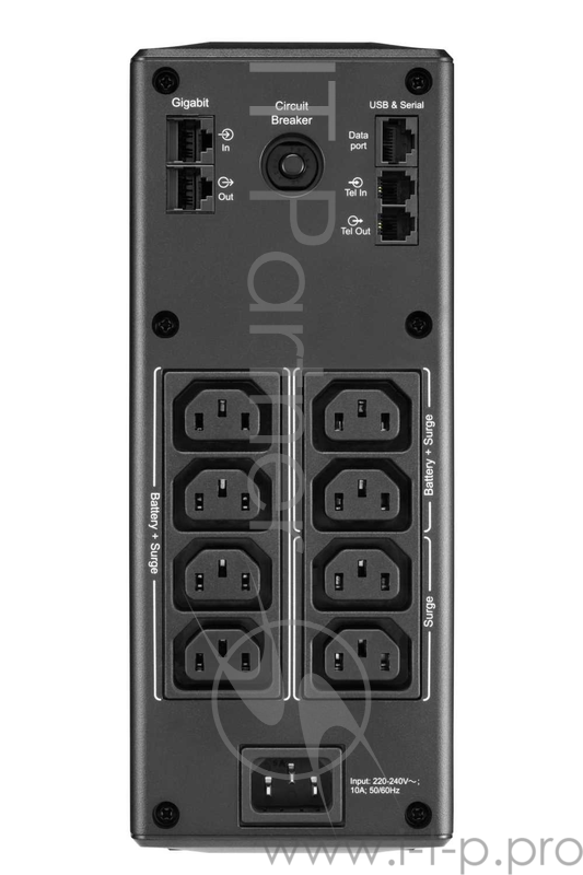 Источник бесперебойного питания APC Back-UPS Pro BR1600MI 960Вт 1600ВА черный