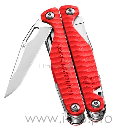 Мультитул Leatherman Charge Plus G10 (832778) 100мм 19функций красный карт.коробка
