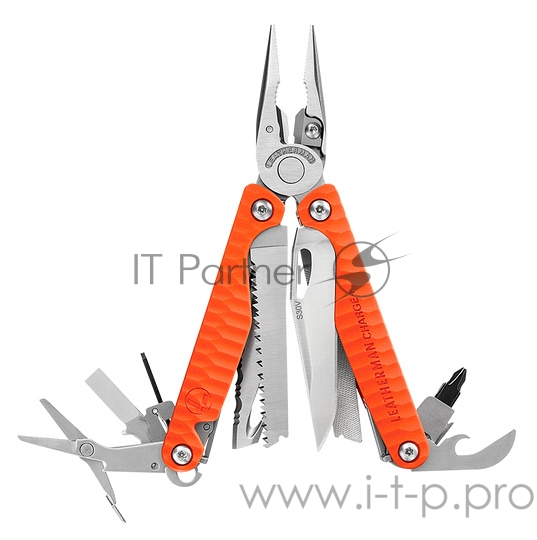 Мультитул Leatherman Charge Plus G10 (832782) 100мм 19функций оранжевый карт.коробка