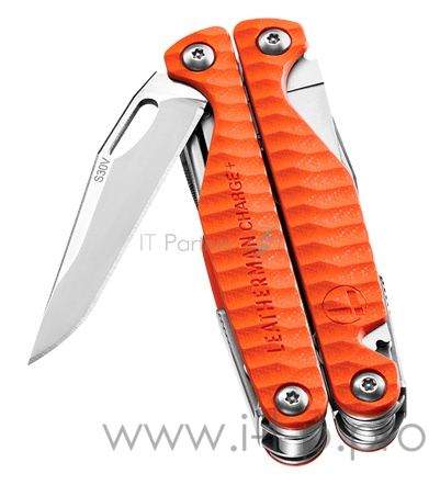 Мультитул Leatherman Charge Plus G10 (832782) 100мм 19функций оранжевый карт.коробка