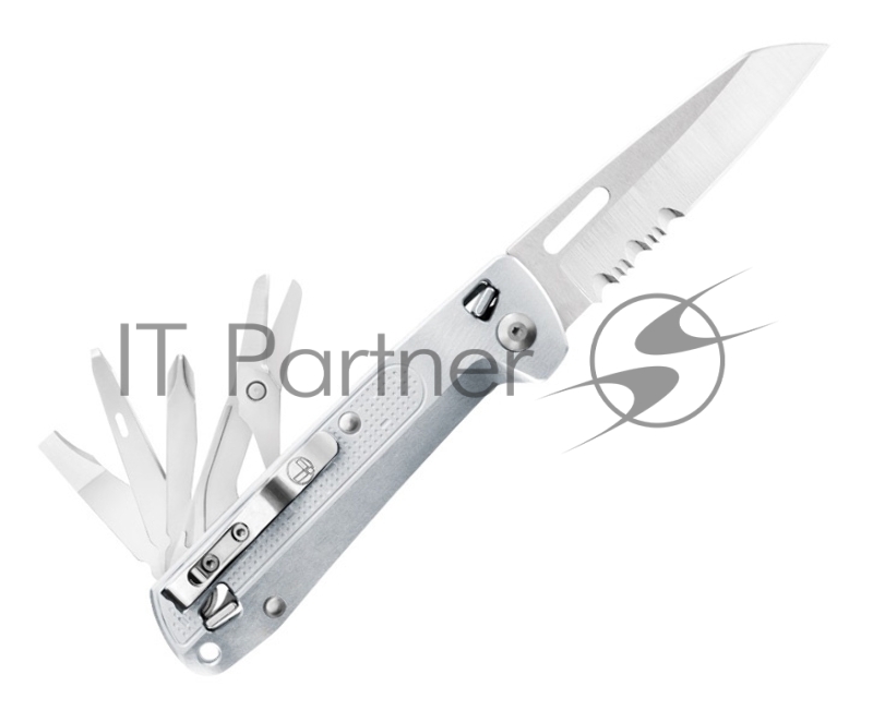 Мультитул Leatherman Free K4X (832662) 115мм 9функций серебристый/черный подар.коробка