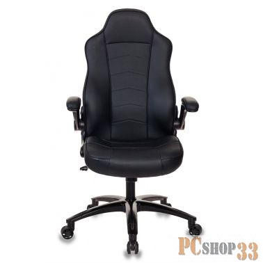 Кресло игровое Бюрократ VIKING-2/BLACK черный искусственная кожа