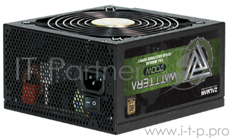 Блок питания Zalman ZM700-EBTII, 700W, ATX12V v2.3, EPS, APFC, 14cm Fan, 80+ Gold, Full Modular, Retail