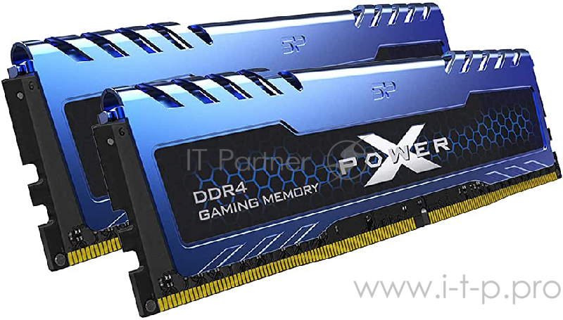 Оперативная память Silicon Power DDR4 DIMM 32Gb (16Gbx2) PC21300, 2666Mhz, XPOWER Turbine SP016GXLZU266BSA