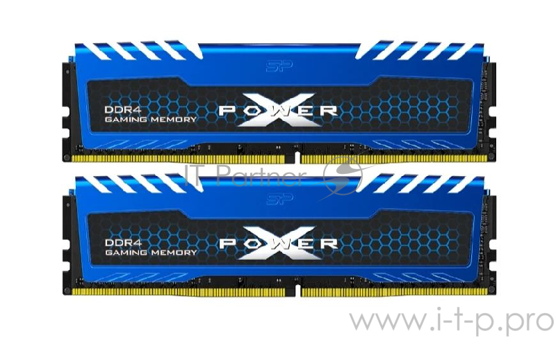 Оперативная память Silicon Power DDR4 DIMM 32Gb (16Gbx2) PC21300, 2666Mhz, XPOWER Turbine SP016GXLZU266BSA