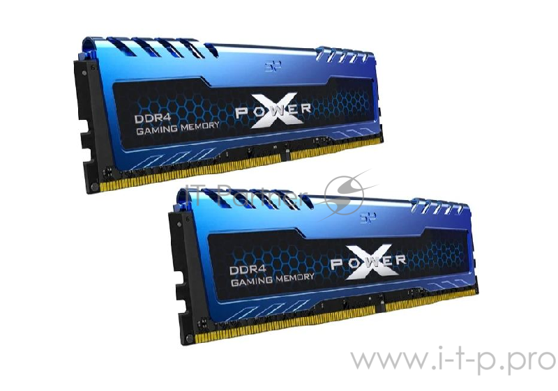 Оперативная память Silicon Power DDR4 DIMM 32Gb (16Gbx2) PC21300, 2666Mhz, XPOWER Turbine SP016GXLZU266BSA