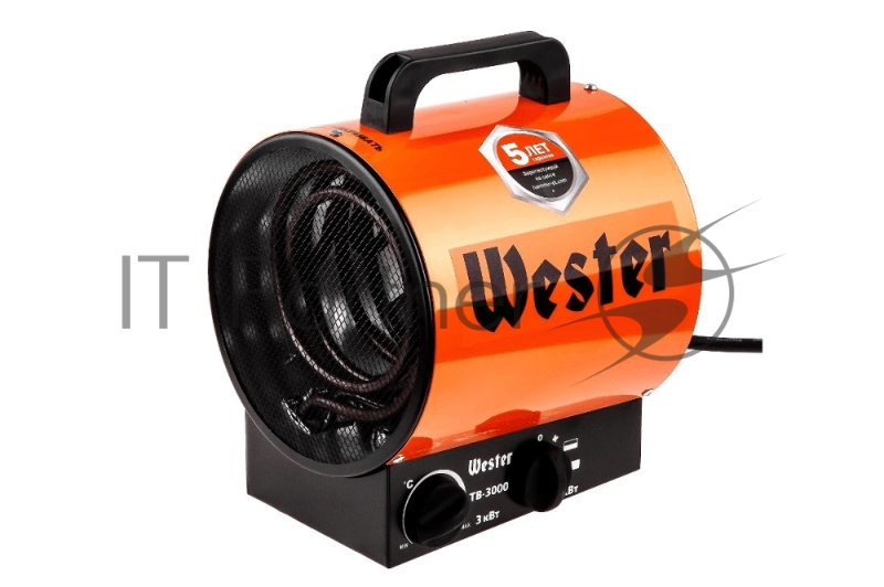 Тепловентилятор электрический Wester TB-3000 3кВт 300м3/ч 30м2 3.2кг