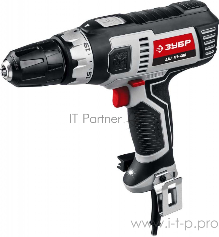 Дрель-шуруповерт Зубр ДШ-М1-400 400Вт патрон:быстрозажимной