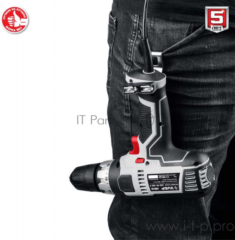 Дрель-шуруповерт Зубр ДШ-М1-400 400Вт патрон:быстрозажимной