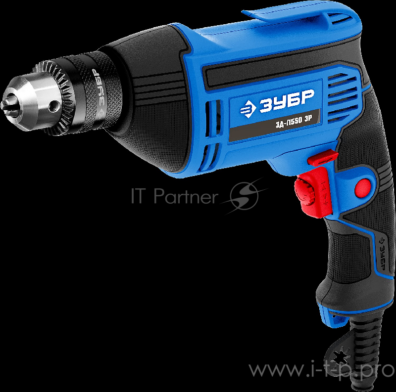 Дрель ударная Зубр ЗД-П550 ЭР 550Вт ключевой реверс