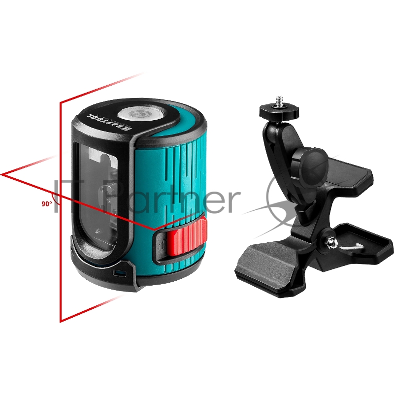 Нивелир лазерный KRAFTOOL CL 20 #5 20 м, IP54, точн. +/-0,2 мм/м, держатель, в кейcе