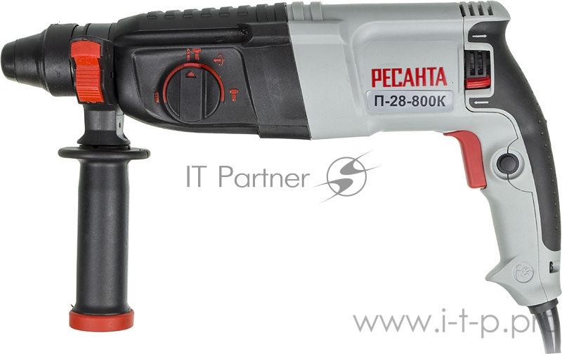 Перфоратор Ресанта П-28-800К патрон:SDS-plus уд.:3.4Дж 800Вт (кейс в комплекте)