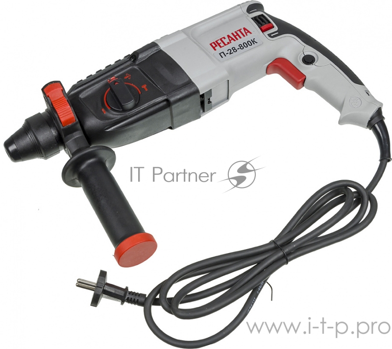 Перфоратор Ресанта П-28-800К патрон:SDS-plus уд.:3.4Дж 800Вт (кейс в комплекте)