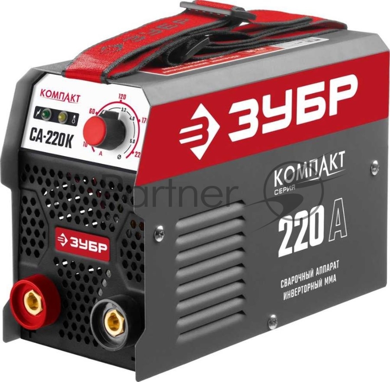 Сварочный инвертор ЗУБР СА-220К 220 А, MMA, 6600 Вт, 220 В, 1.6-5 мм