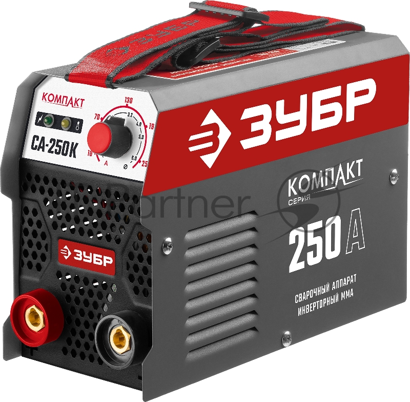 Сварочный инвертор ЗУБР СА-250К 250 А, MMA, 8400 Вт, 220 В, 1.6-6 мм