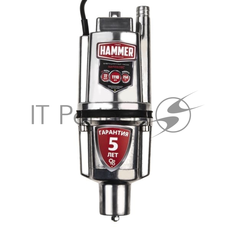 Насос вибрационный Hammer NAP250BC(16) 250Вт 1110л/ч высота 72м кабель 16м нижний забор воды