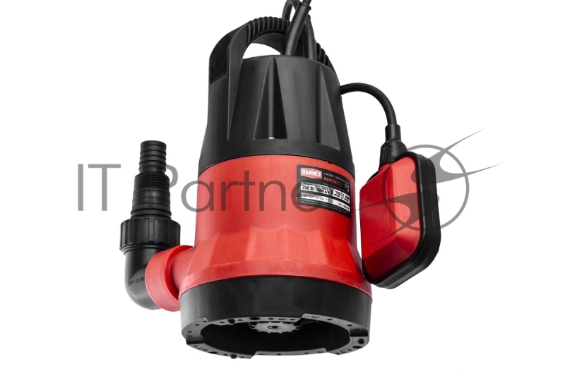 Насос дренажный Hammer NAP250CD 250Вт, 6000л/ч, высота 6м, глубина 7м
